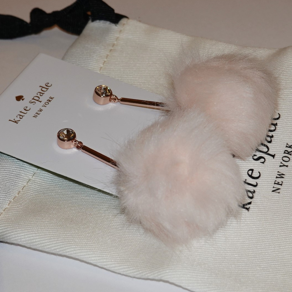 Kate Spade Flying Colors Pouf Earrings - Picture 3 of 6